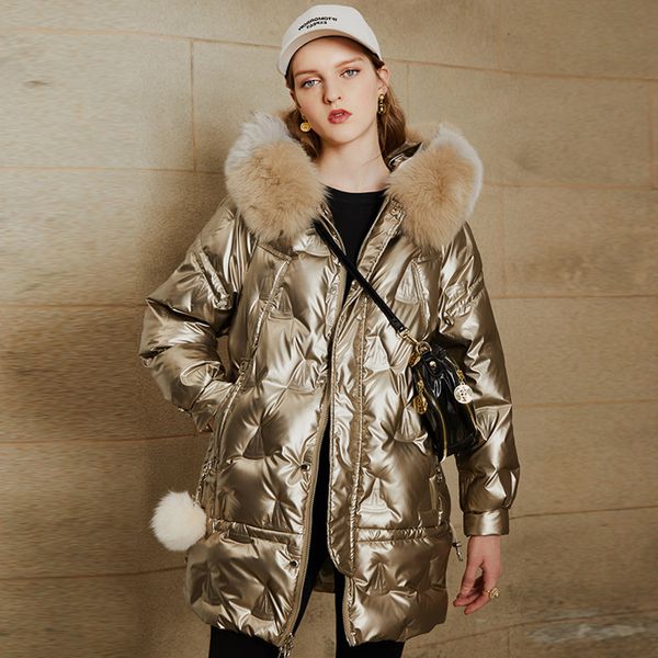 women's fox neck coat, tight jacket with bright hood, white duck feather, parkas, warm coat and sole, 2020
women's fox neck coat, tight jacket with bright hood, white duck feather, parkas, warm coat and sole, 2020