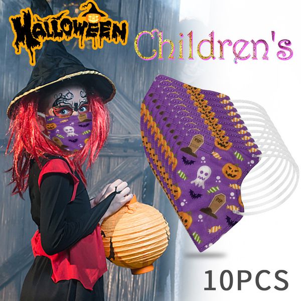 10pc mask children halloween pumpkin ghost print mascarillas desechable nino 4 ply nonwove protective face masks with design
10pc mask children halloween pumpkin ghost print mascarillas desechable nino 4 ply nonwove protective face masks with design