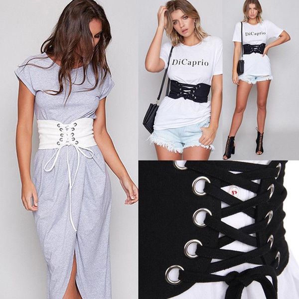 2020 brand new style women's wide high waist corset belt cincher elastic wide band tied fashion coummerbunds, Black;brown
2020 brand new style women's wide high waist corset belt cincher elastic wide band tied fashion coummerbunds, Black;brown