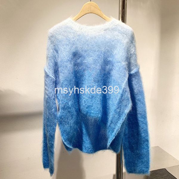 women's sweaters pts niche 21 autumn and winter soft waxy mohair sweater gradually changes color, loose lazy women, White;black
women's sweaters pts niche 21 autumn and winter soft waxy mohair sweater gradually changes color, loose lazy women, White;black