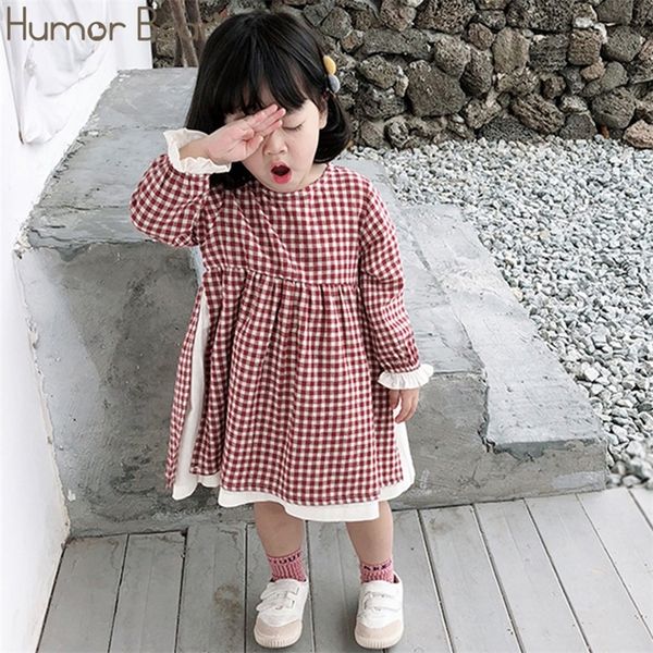 humor bear 2020 autumn children clothes japanese cotton linen baby girls princess dress striped ruffles sleeve kids casual dress lj200923, Red;yellow
humor bear 2020 autumn children clothes japanese cotton linen baby girls princess dress striped ruffles sleeve kids casual dress lj200923, Red;yellow