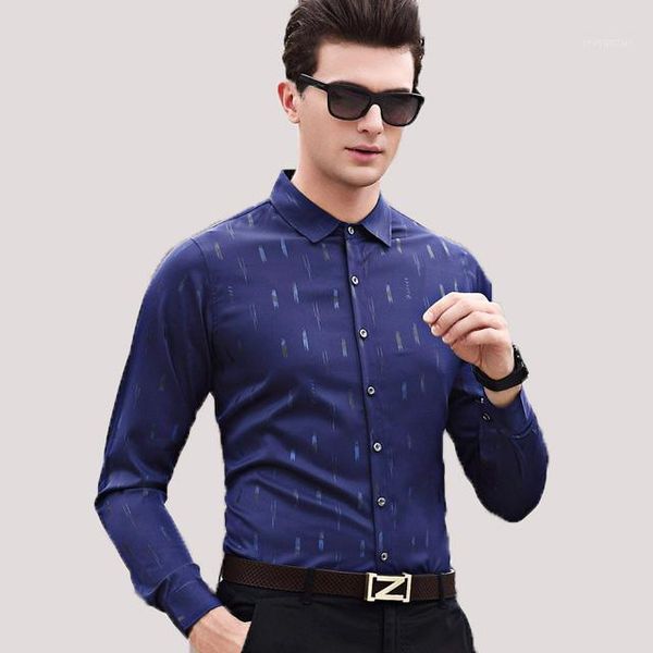 new 2020 spring business men's slim polyester fiber striped open stitch thin dress shirts mens clothing a172351, White;black
new 2020 spring business men's slim polyester fiber striped open stitch thin dress shirts mens clothing a172351, White;black
