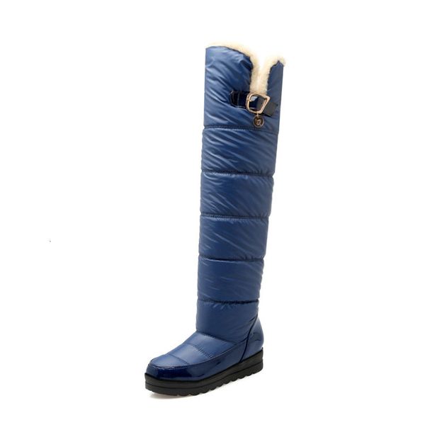 2021 new waterproof ladies thick fur winter down warm snow women over the knee high boots shoes woman pin5, Black
2021 new waterproof ladies thick fur winter down warm snow women over the knee high boots shoes woman pin5, Black