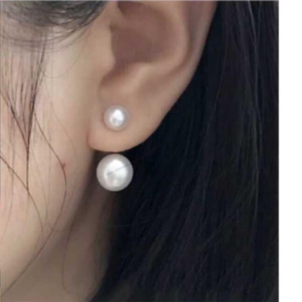 new arrival pure 925 sterling silver silverdouble natural round pearl beads stud earrings for woman wedding fine jewelry gift, Golden;silver
new arrival pure 925 sterling silver silverdouble natural round pearl beads stud earrings for woman wedding fine jewelry gift, Golden;silver