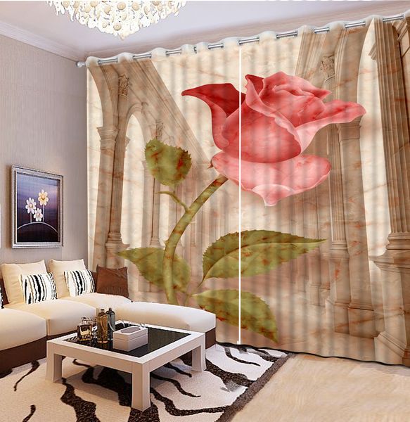 modern luxury a rose 3d blackout window curtain for kids room living room l drapes cortina
modern luxury a rose 3d blackout window curtain for kids room living room l drapes cortina