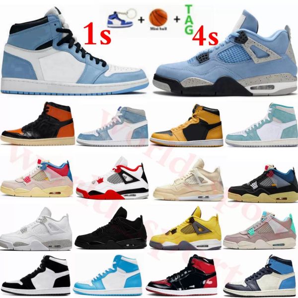 1 1s university blue shoes obsidian silver toe black cat 4s white sail men basketball shoe hyper royal bred women sneaker trainer
1 1s university blue shoes obsidian silver toe black cat 4s white sail men basketball shoe hyper royal bred women sneaker trainer