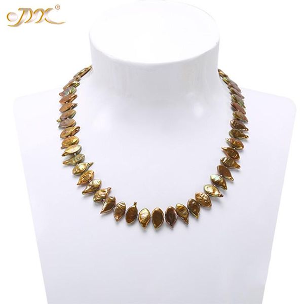 jyx green baroque freshwater cultured biwa seed-shape pearl necklace party jewery gift 18.5, Silver
jyx green baroque freshwater cultured biwa seed-shape pearl necklace party jewery gift 18.5, Silver