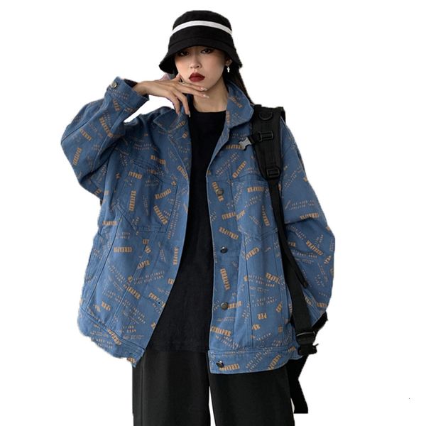 2021 new spring fall fashion coat denim female size large print jeans jacket outerwear tools ldww, Black;brown
2021 new spring fall fashion coat denim female size large print jeans jacket outerwear tools ldww, Black;brown
