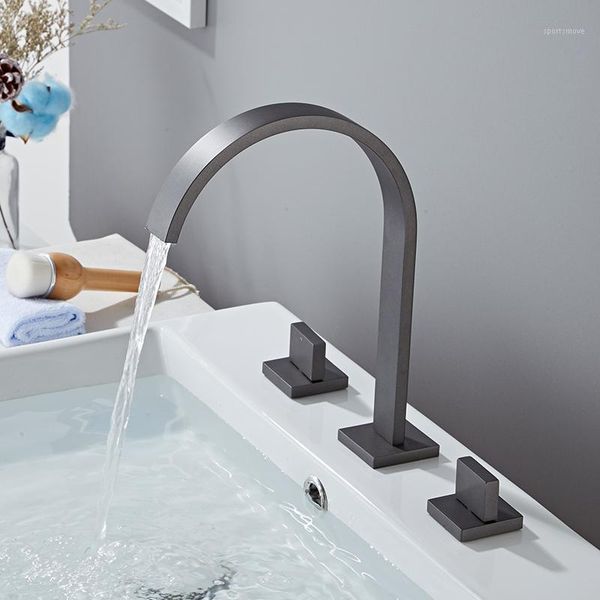 bathroom sink faucets basin faucet gun grey tap gold square brass 3 hole double handle and cold water tap1
bathroom sink faucets basin faucet gun grey tap gold square brass 3 hole double handle and cold water tap1