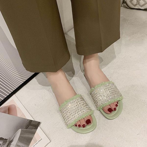slippers tassel rhinestone flat women shiny open toe slides summer shoes candy colors casual 20211, Black
slippers tassel rhinestone flat women shiny open toe slides summer shoes candy colors casual 20211, Black