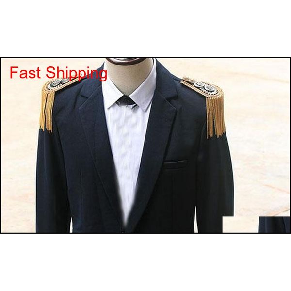 2017 new arrive kpop fashion women and men clothes epaulet accessories tassel shoulder epaulettes whole qyldpq beauty888, Silver
2017 new arrive kpop fashion women and men clothes epaulet accessories tassel shoulder epaulettes whole qyldpq beauty888, Silver