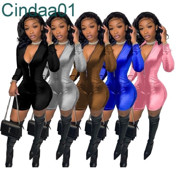 women jumpsuits designer slim onesies stand collar zipper fashion high waist korean velvet long sleeve shorts bodysuit rompers 5 colours, Black;white
women jumpsuits designer slim onesies stand collar zipper fashion high waist korean velvet long sleeve shorts bodysuit rompers 5 colours, Black;white