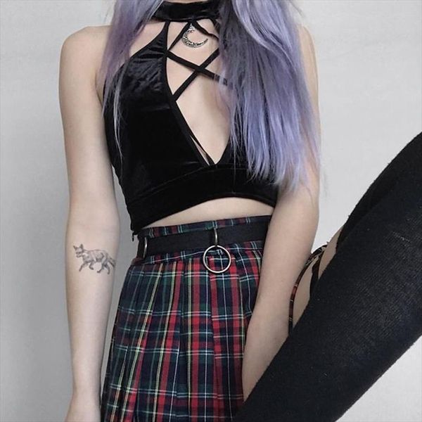 черный sexy холтер топы женщины готические velvet top backless глубокий v camis выдалбливают summer street club wear crop tops, White
черный sexy холтер топы женщины готические velvet top backless глубокий v camis выдалбливают summer street club wear crop tops, White
