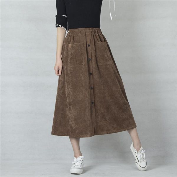 casual skirt 2020 corduroy skirts women high waist a-line skirts women solid button pocket skirts jupe femme saia high quality, Black
casual skirt 2020 corduroy skirts women high waist a-line skirts women solid button pocket skirts jupe femme saia high quality, Black