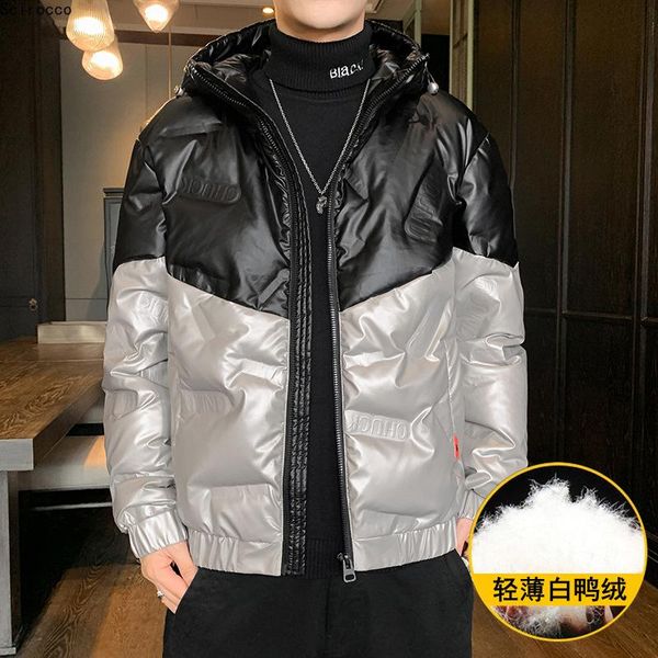 men's down & parkas high-quality ultra-light shiny winter jacket korean version of the trend tooling to overcome short thick warm, Black
men's down & parkas high-quality ultra-light shiny winter jacket korean version of the trend tooling to overcome short thick warm, Black