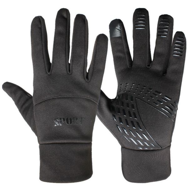 sports fleece elastic gloves for men and women winter running full finger touch screen waterproof non-slip riding ski, Blue;gray
sports fleece elastic gloves for men and women winter running full finger touch screen waterproof non-slip riding ski, Blue;gray