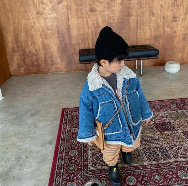 2020 new wholesale girls boys denim thicken coat winter cotton full sleeve kids jacket 1-6 years yc67, Blue;gray
2020 new wholesale girls boys denim thicken coat winter cotton full sleeve kids jacket 1-6 years yc67, Blue;gray