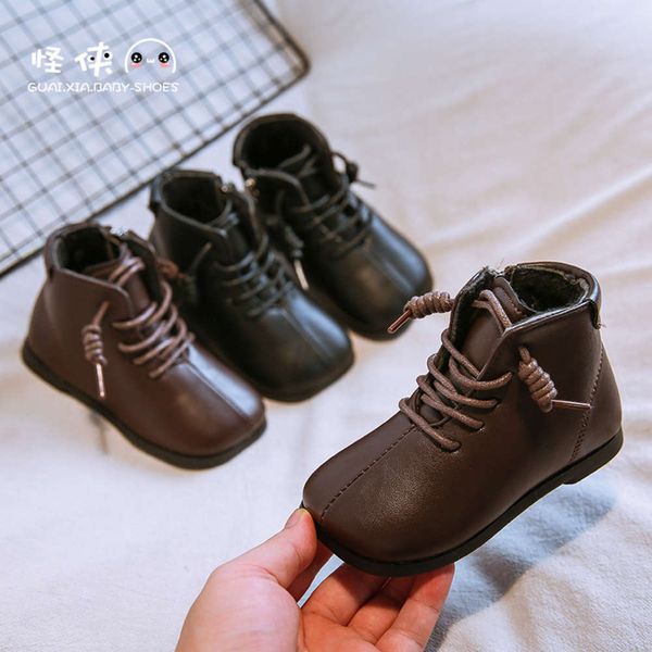 girls' short autumn and winter plush cotton martin boots foreign sle children, Black;grey
girls' short autumn and winter plush cotton martin boots foreign sle children, Black;grey