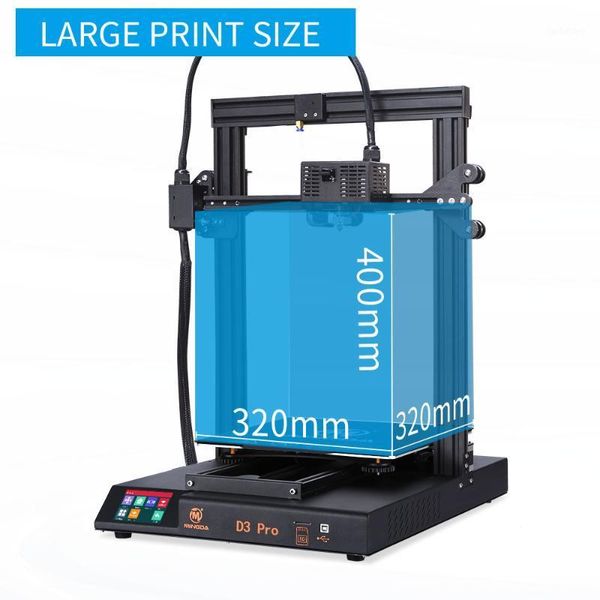 2020 3d printer kit 3d printers metal printer 320*320*400mm fdm tmc2208 direct extruder mingda d3 pro vs ct-6/10 ender 3 pro1