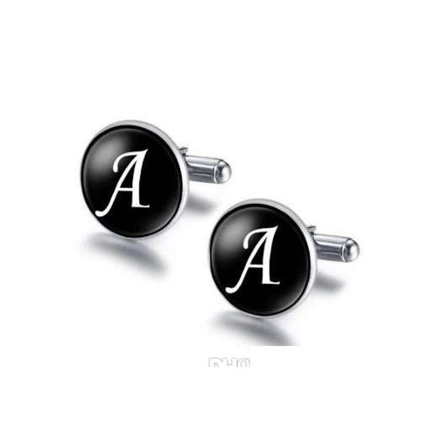 ningxiang 2018 new arrival glass cabochon letters cufflinks for men unique classic black mens copper cool cuff links a-m jewelry dje26, Silver
ningxiang 2018 new arrival glass cabochon letters cufflinks for men unique classic black mens copper cool cuff links a-m jewelry dje26, Silver