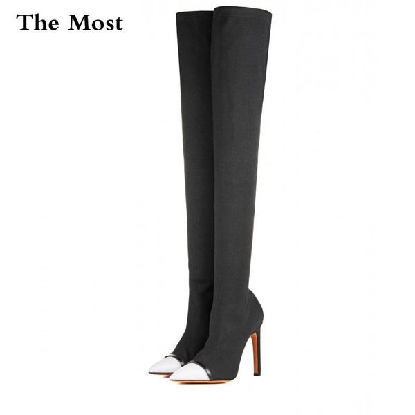 boots arqa fashion knitted leather high-heeled boots33-46large yards autumn or winter pointed color rubber anti-skid soles, Black
boots arqa fashion knitted leather high-heeled boots33-46large yards autumn or winter pointed color rubber anti-skid soles, Black