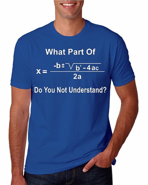 sport men's t shirt 100% cotton print shirts what part of the math equation do you not understand funny novelty t-shirt
sport men's t shirt 100% cotton print shirts what part of the math equation do you not understand funny novelty t-shirt