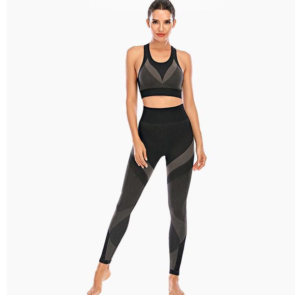 yoga outfits knitted seamless training sport suit for fitness set women gym clothes bra leggings costume sports female joggers, White;red
yoga outfits knitted seamless training sport suit for fitness set women gym clothes bra leggings costume sports female joggers, White;red