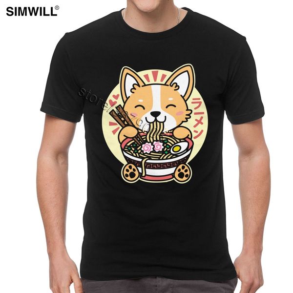 sport men corgi eating ramen shirt cool cute kawaii dog t-shirt noodles tees short sleeved cotton leisure t shirt crew neck clothing
sport men corgi eating ramen shirt cool cute kawaii dog t-shirt noodles tees short sleeved cotton leisure t shirt crew neck clothing