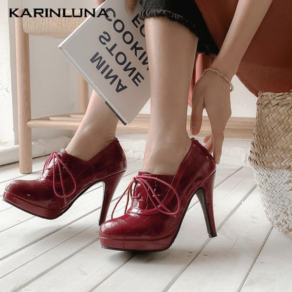 dress shoes karin 2021 dropship big size 43 patent leather women pumps round toe platform thin heel cross-tied spring/autumn woman, Black
dress shoes karin 2021 dropship big size 43 patent leather women pumps round toe platform thin heel cross-tied spring/autumn woman, Black