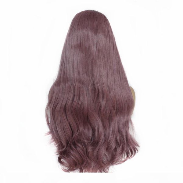 fashion long wavy synthetic lace front wig glueless purple high temperature heat resistant fiber hair cosplay wigs for women, Black
fashion long wavy synthetic lace front wig glueless purple high temperature heat resistant fiber hair cosplay wigs for women, Black