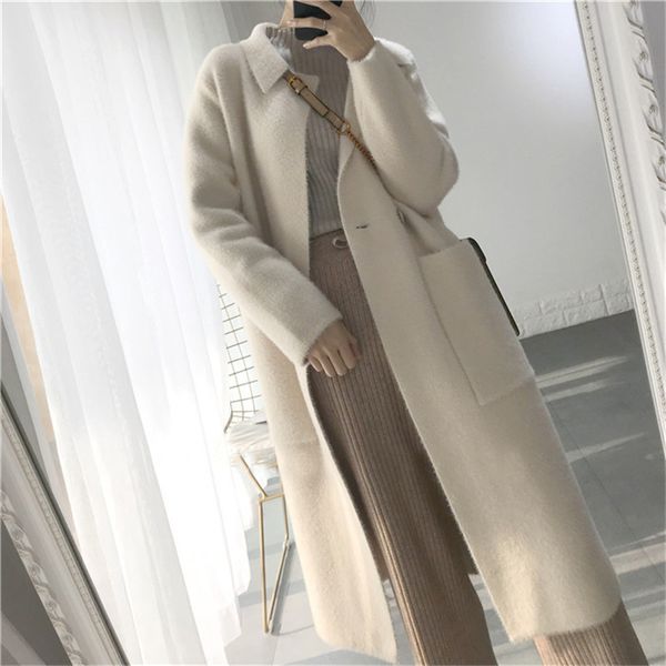 colorfaith new autumn winter women jackets warm korean style office lady elegant long coat outerwear wool blends jk3123 201103, Black
colorfaith new autumn winter women jackets warm korean style office lady elegant long coat outerwear wool blends jk3123 201103, Black