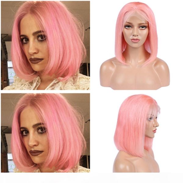 peruvian pink colored human hair full lace wigs straight short bob wigs rose gold lace front wigs for women 130 density bleached knots, Black;brown
peruvian pink colored human hair full lace wigs straight short bob wigs rose gold lace front wigs for women 130 density bleached knots, Black;brown