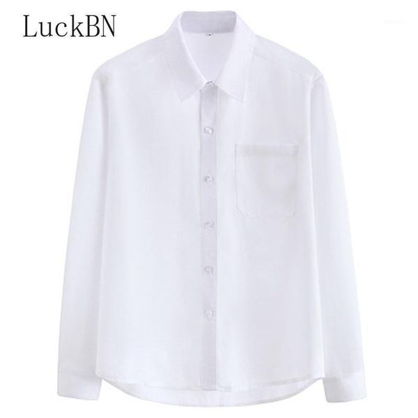 xs-5xl men's women's spring autumn v neck long sleeve slim white shirt blouses for jk school uniform student clothes1, White;black
xs-5xl men's women's spring autumn v neck long sleeve slim white shirt blouses for jk school uniform student clothes1, White;black
