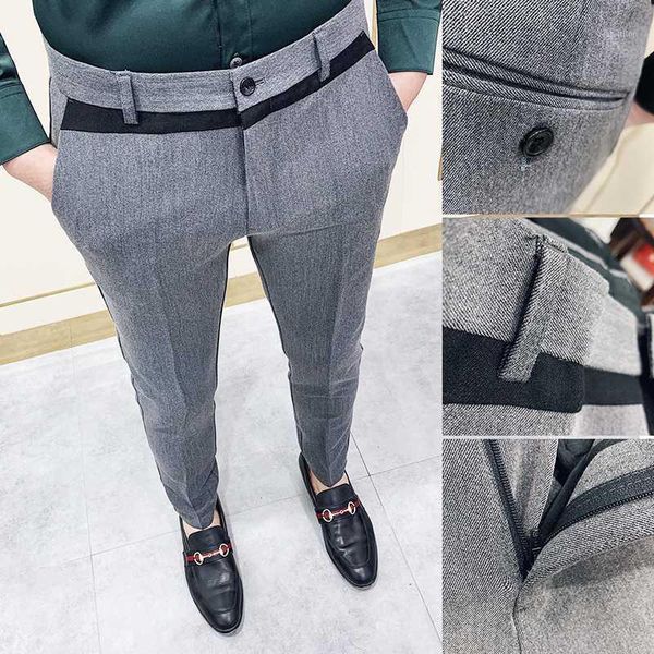 men's suits & blazers pantalon homme business suit pant black gray mens dress pants casual formal trousers splice men pencil pa, White;black
men's suits & blazers pantalon homme business suit pant black gray mens dress pants casual formal trousers splice men pencil pa, White;black