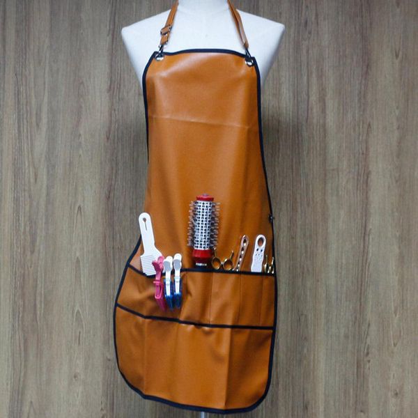 professional pu leather hair cutting hairdressing barber apron cape for salon hairstylist with pockets
professional pu leather hair cutting hairdressing barber apron cape for salon hairstylist with pockets