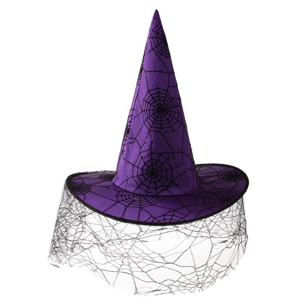 kids adults gothic purple spiderweb veil witch hat headpiece fancy dress costume party prop 36 cm
kids adults gothic purple spiderweb veil witch hat headpiece fancy dress costume party prop 36 cm