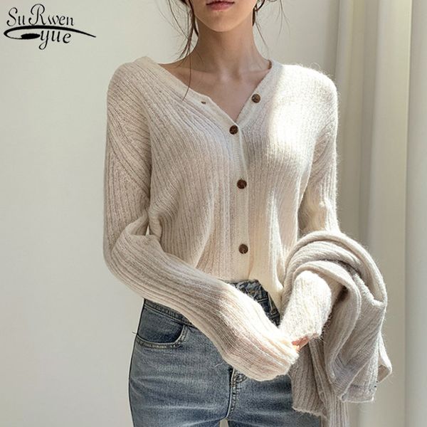 v-neck sweater autumn single breasted cardigan women solid women's jacket slim knitwear femme fashion 11120 210510, White
v-neck sweater autumn single breasted cardigan women solid women's jacket slim knitwear femme fashion 11120 210510, White