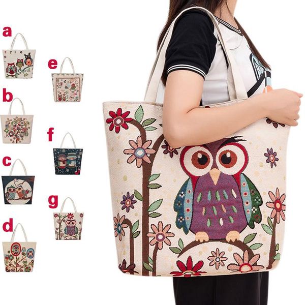 canvas cute cartoon floral owls print shoulder bag retro women handbags tote big capacity shopping bags 88 sale-wt
canvas cute cartoon floral owls print shoulder bag retro women handbags tote big capacity shopping bags 88 sale-wt