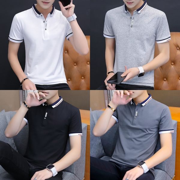 nuzrs tclothing summer men's cotton men's shirtshort t2020 sleeve new printed lapel t-shirt paul polo shirt utcfw, Blue
nuzrs tclothing summer men's cotton men's shirtshort t2020 sleeve new printed lapel t-shirt paul polo shirt utcfw, Blue