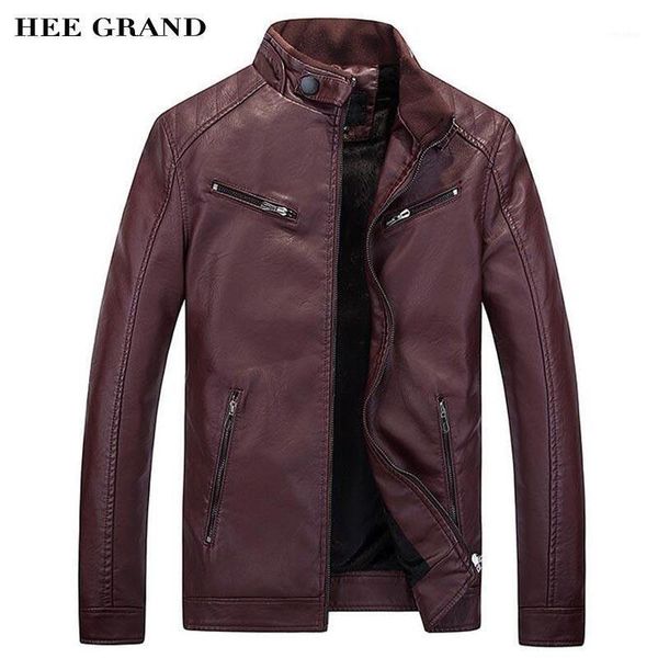 hee grand 2021 new arrival men fashion fleece pu jacket slim fitted early spring autumn leather outwear size m-3xl mwp4111, Black 
hee grand 2021 new arrival men fashion fleece pu jacket slim fitted early spring autumn leather outwear size m-3xl mwp4111, Black