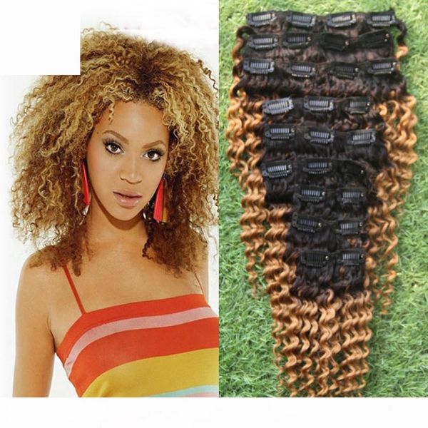 1b 27 virgin mongolian afro kinky curly clip in human hair extensions 9 pcs set clips 4b 4c ombre hair clips for ponatail remy hair, Black;brown
1b 27 virgin mongolian afro kinky curly clip in human hair extensions 9 pcs set clips 4b 4c ombre hair clips for ponatail remy hair, Black;brown