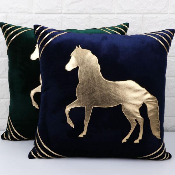 45x45cm golden horse embroidred deep green/deep blue velvet cushion cover decorative pillowcase waist pillow covers
45x45cm golden horse embroidred deep green/deep blue velvet cushion cover decorative pillowcase waist pillow covers