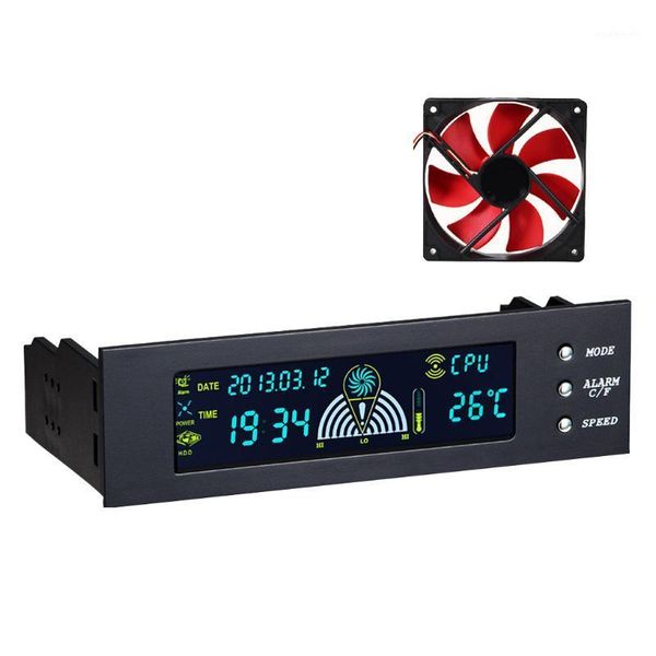 front lcd panel 5.25 inch cpu speed controller temperature sensor pc computer fan controller lcd digital display for pc desk
front lcd panel 5.25 inch cpu speed controller temperature sensor pc computer fan controller lcd digital display for pc desk