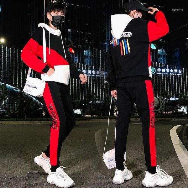 trendy stitching color triangle tracksuit 2 pieces men set loose fit hoodie tracksuit men set autumn winter sweat track suit1, Gray
trendy stitching color triangle tracksuit 2 pieces men set loose fit hoodie tracksuit men set autumn winter sweat track suit1, Gray