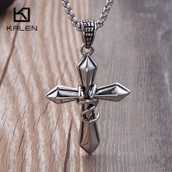 pendant necklaces stainless steel classic cross pendants for men punk cruz charm chain necklace male jewelry, Silver
pendant necklaces stainless steel classic cross pendants for men punk cruz charm chain necklace male jewelry, Silver