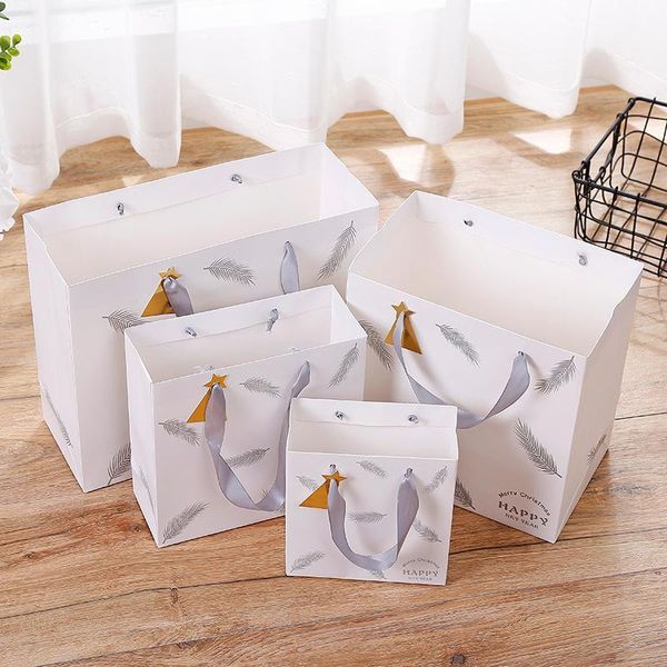 gift wrap 10pcs 4 sizes bag with handle for pajamas clothes books shopping valentine's day packaging paper present box1
gift wrap 10pcs 4 sizes bag with handle for pajamas clothes books shopping valentine's day packaging paper present box1