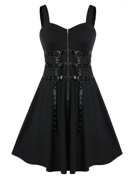casual dresses rosegal plus size 5xl zipper a line vintage dress women harajuku grunge summer sleeveless backless punk rock dress1, Black;gray
casual dresses rosegal plus size 5xl zipper a line vintage dress women harajuku grunge summer sleeveless backless punk rock dress1, Black;gray