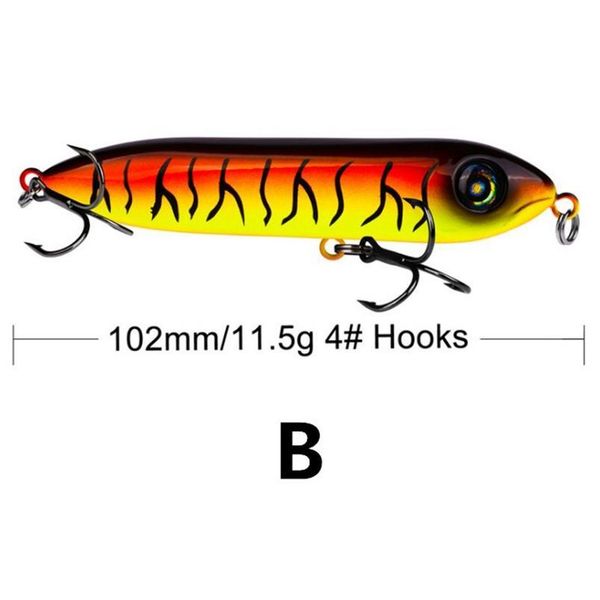 1pcs 3d eyes pencil fishing lure 102mm 11.5g japan crankbait artificiais para pesca crazy sea wobbler swimbait fishin qylnac
1pcs 3d eyes pencil fishing lure 102mm 11.5g japan crankbait artificiais para pesca crazy sea wobbler swimbait fishin qylnac