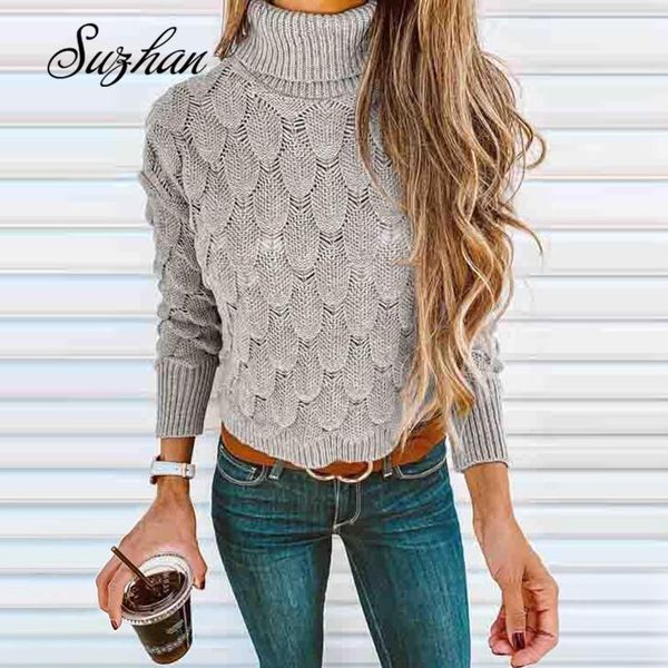 suzhan fashion turtleneck knitted pullovers women sweaters slim long sleeve solid color knitwear autumn sweaters 1, White;black
suzhan fashion turtleneck knitted pullovers women sweaters slim long sleeve solid color knitwear autumn sweaters 1, White;black
