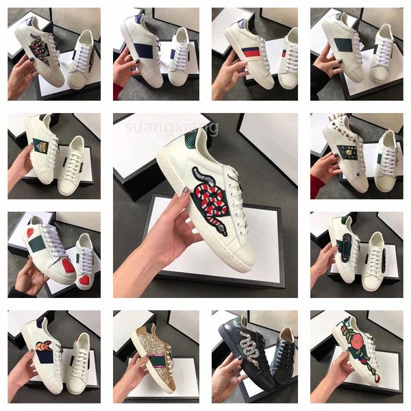 with box sneaker casual shoes chaussures low ace bee leather embroidery sneakers stripes walking sports trainers scarpe women men sneakers, Black
with box sneaker casual shoes chaussures low ace bee leather embroidery sneakers stripes walking sports trainers scarpe women men sneakers, Black
